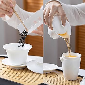 Amazon.co.jp: REOWONU 中国茶セット 伝統的 中国の功福茶セット 大人