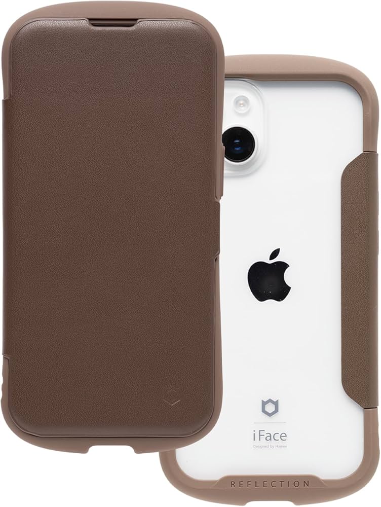 Amazon.co.jp: iFace Reflection iPhone 14/13 ケース 手帳型 クリア