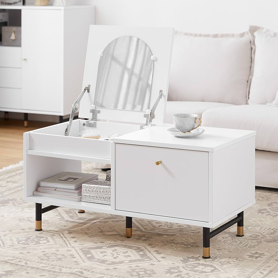 Amazon｜LOWYA ロウヤ ドレッサー ローテーブル テーブル ロータイプ