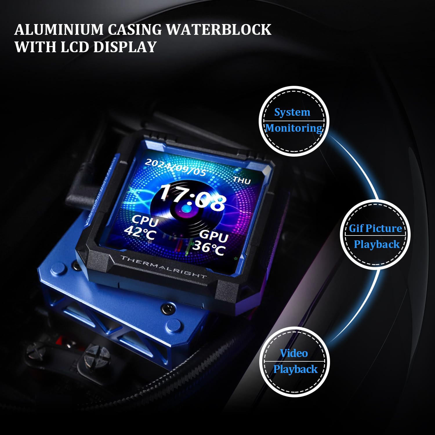 Amazon.co.jp: Thermalright FW PRO 360 ブラック CPU AIOクーラー