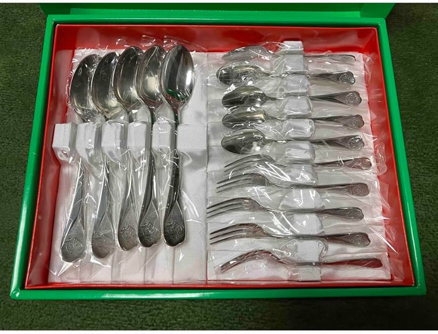 0612スプーン フォーク 桂由美 カトラリー 5客セット 18-10ステンレ