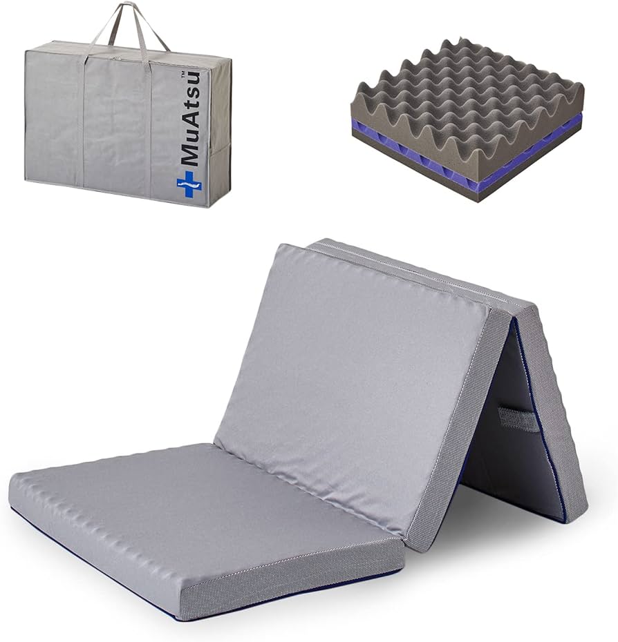 Amazon｜昭和西川 20年ムアツ マットレス 三つ折り 折り畳み 敷布団