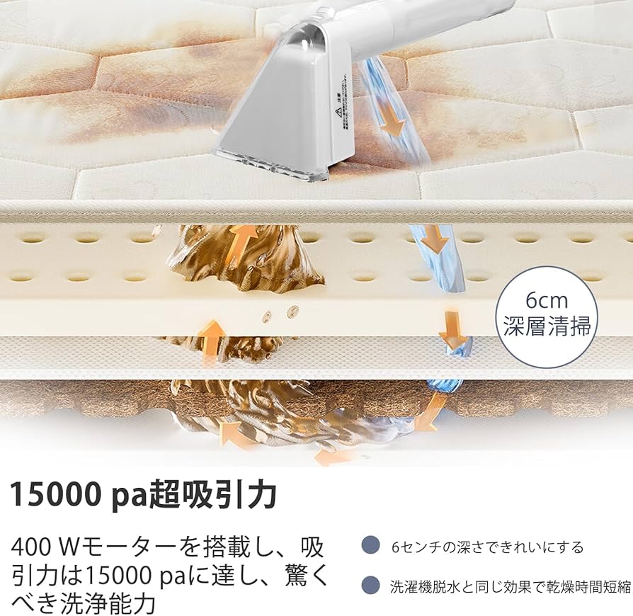 Amazon | リンサークリーナー スチームクリーナー カーペット