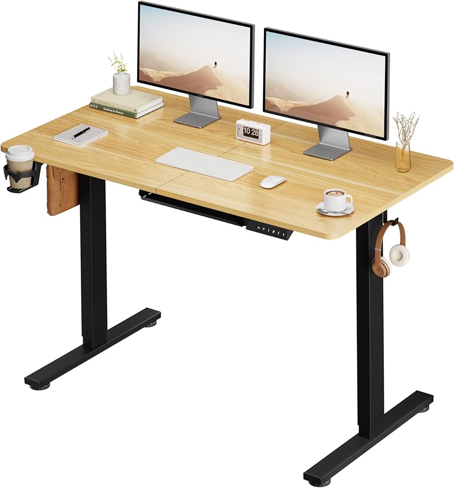 Amazon | SANODESK 電動昇降式デスク E150 高さ調節デスク パソコン