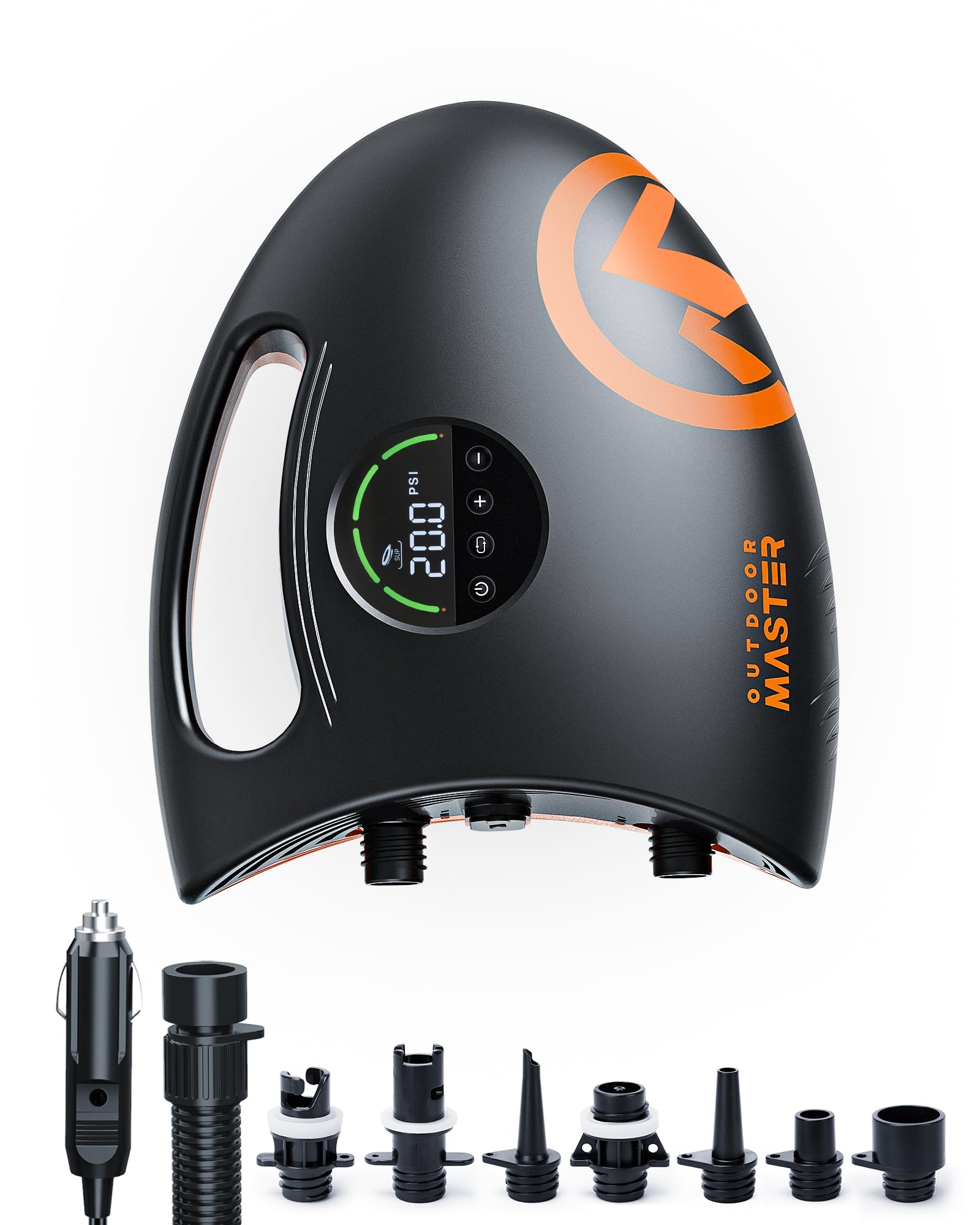 Amazon.co.jp: OUTDOORMASTER 電動エアーポンプ 大容量【88Wh内蔵