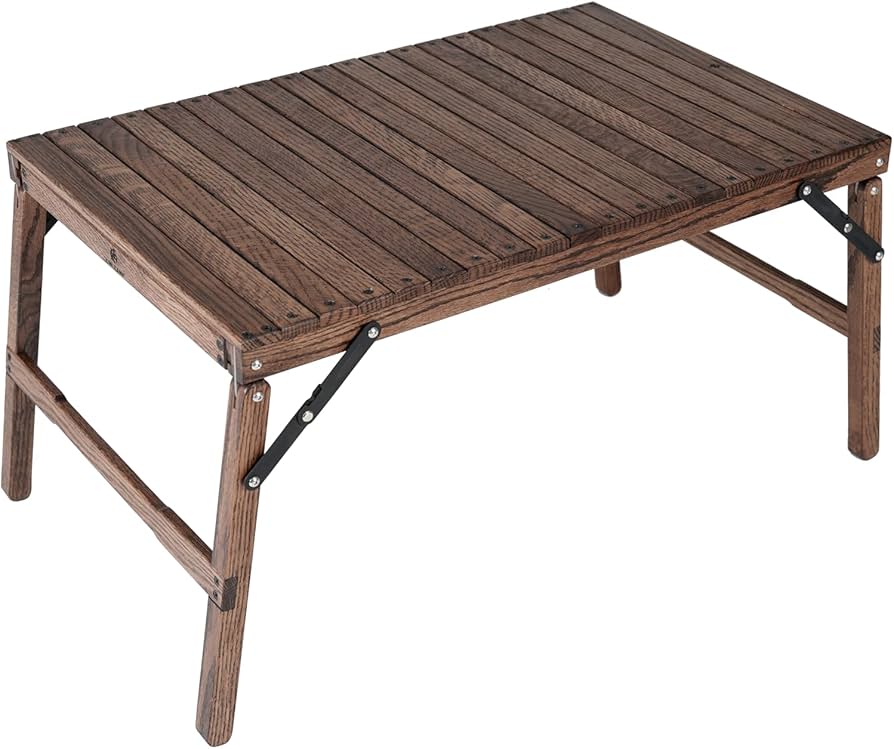 Amazon.co.jp: KIMICAMP ノビテーブル, IGTテーブル, 木製, オシャレ