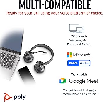 Amazon.co.jp: 【Amazon.co.jp限定】Poly ワイヤレスヘッドセット