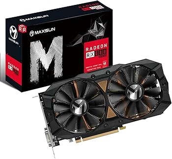 Amazon | maxsun AMD Radeon RX 580 8GB 2048SP GDDR5 コンピューター