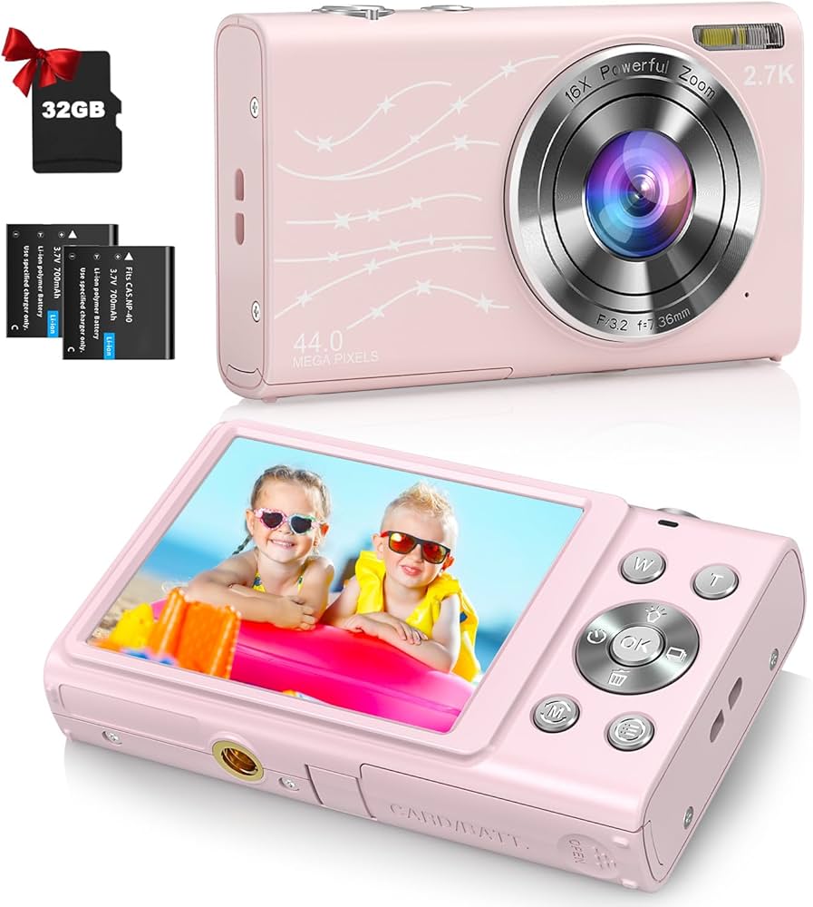 Amazon | Zostuic デジタルカメラ 2.7K デジカメ オートフォーカス 3cm