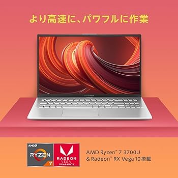 Amazon.co.jp: ASUS ノートパソコン VivoBook 15 (Ryzen™ 7 3700U