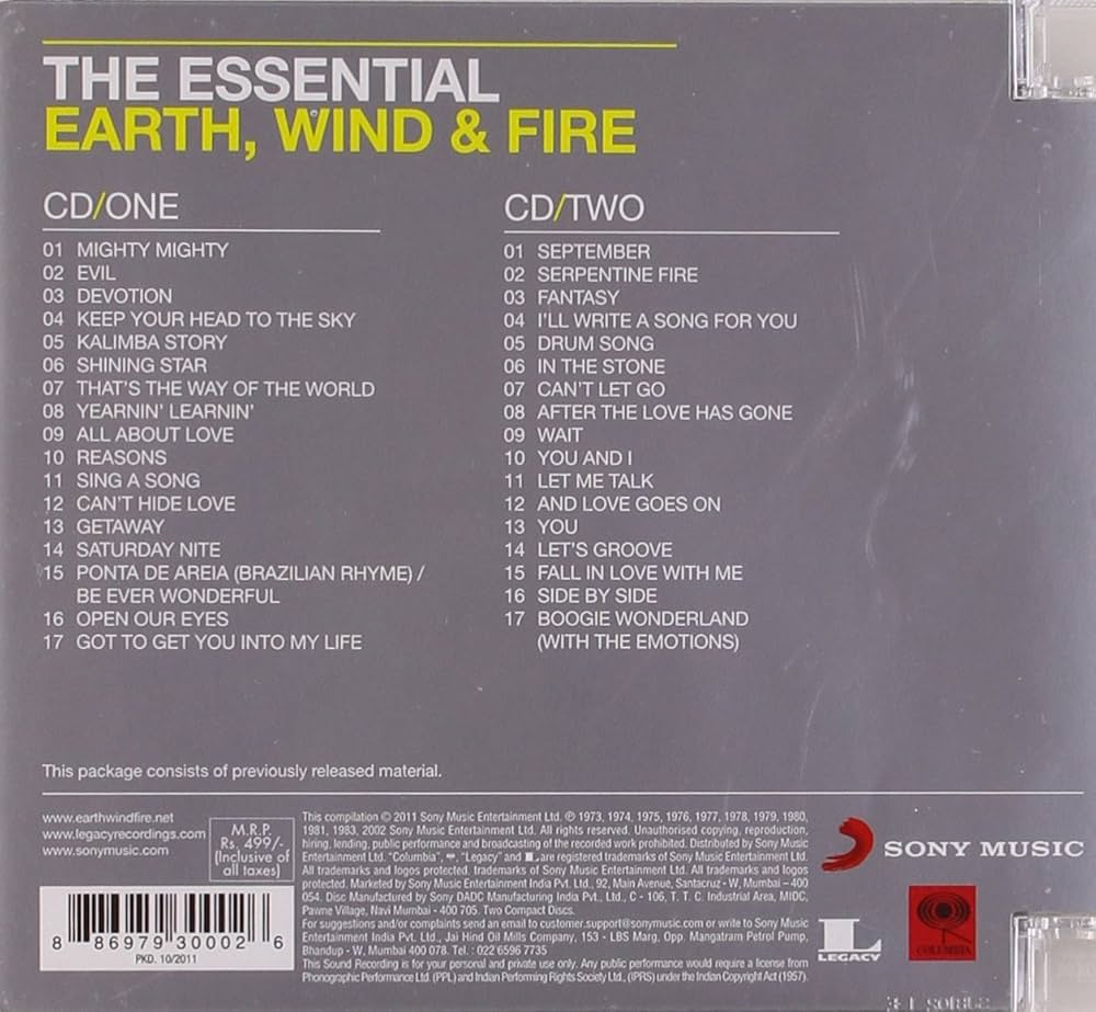 EARTH WIND & FIRE - Earth Wind & Fire - Amazon.com Music