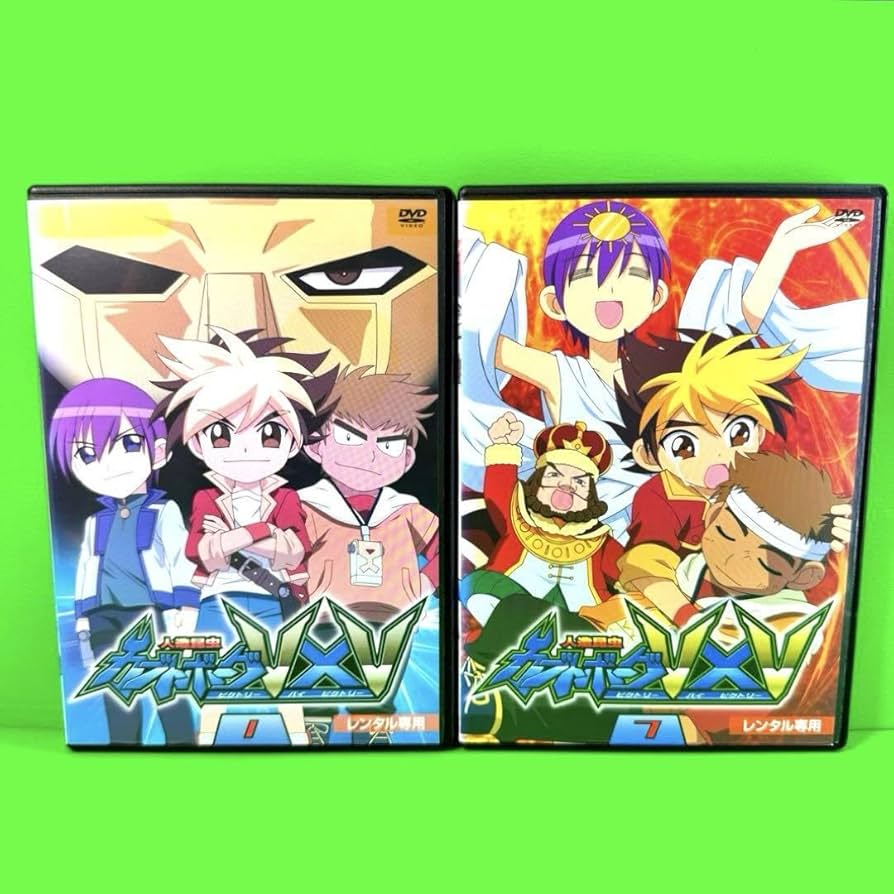 Amazon.co.jp: ケース付 人造昆虫 カブトボーグ V×V DVD 全12巻 全巻