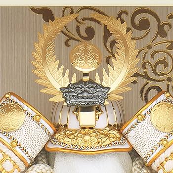 Amazon | 五月人形 お祝い 初節句 コンパクト 兜飾り 額飾り ケース