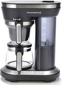 Amazon | 山本電気 全自動コーヒーメーカー ドリップ式 ミル付き 450ml