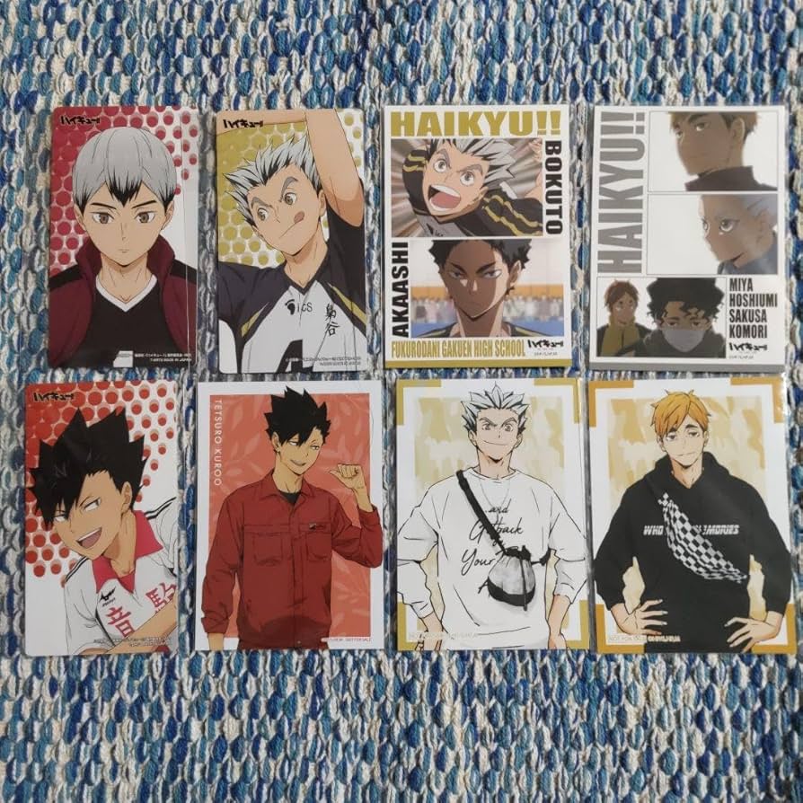 Amazon.co.jp: ハイキュー ブロマイド カード 特典紙類まとめ売り