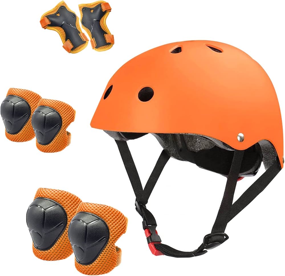 Amazon | DAZUAN自転車 ヘルメット こども用 キッズプロテクターセット