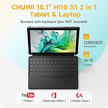 Amazon.com: CHUWI 2 in 1 Laptop 10.1