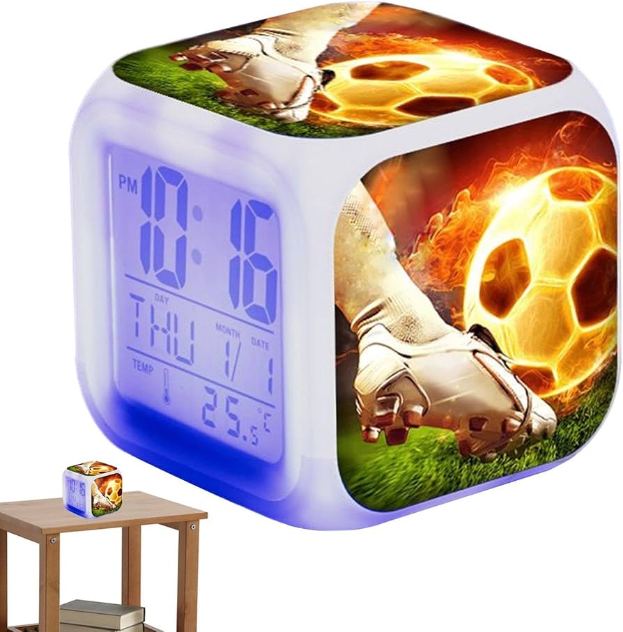 Amazon.co.jp: サッカー目覚まし時計、サッカー目覚まし時計, ビスタ