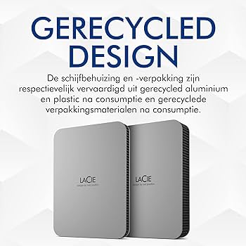 LaCie Mobile Drive 5TB, Draagbare Externe harde schijf, PC Mac