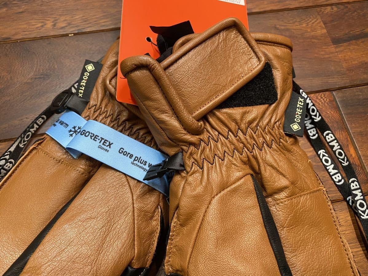 Amazon | コンビ KOMB スノーレザーグローブ ミトン GORE-TEX 23LVM2