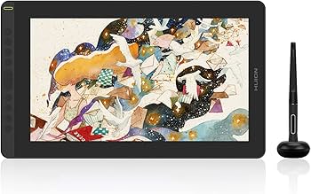 Amazon.co.jp: HUION 液タブ 液晶ペンタブレット Kamvas 16(2021) 15.6
