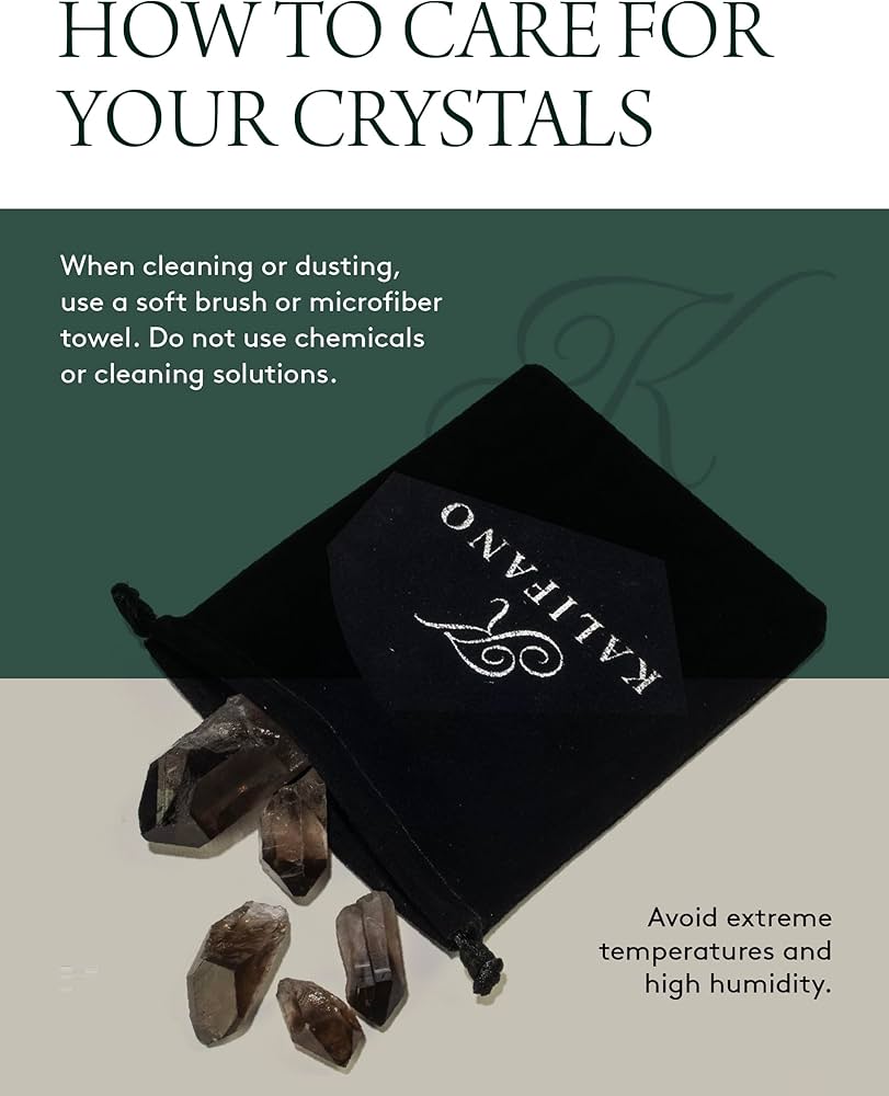 Amazon.co.jp: KALIFANO スモーキークォーツポイントセット (250