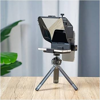 Amazon | テレプロンプター スマートフォンとデジタル一眼レフ録画ミニ