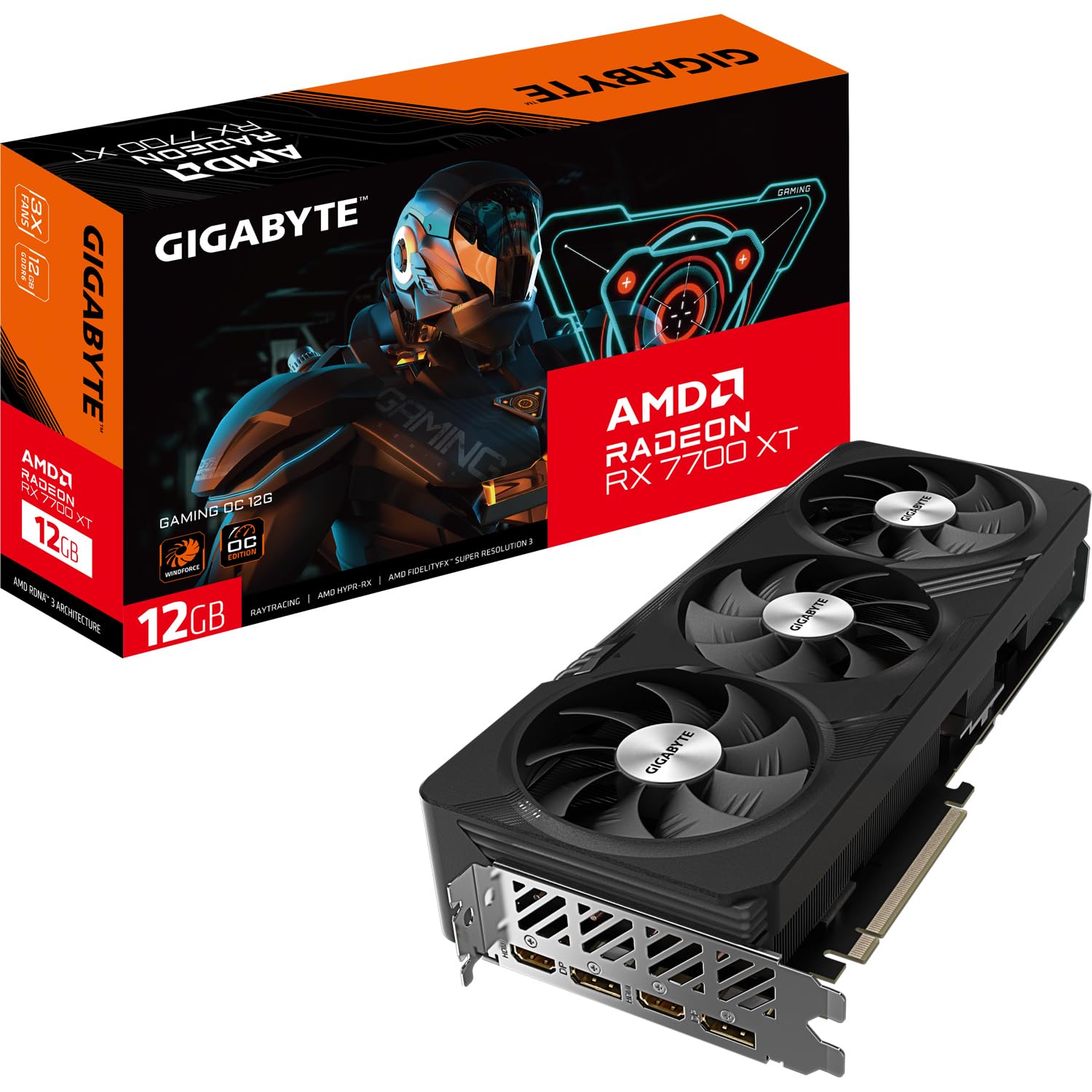 Amazon | Gigabyte Radeon RX 7700 XT GAMING OC 12GB グラフィック