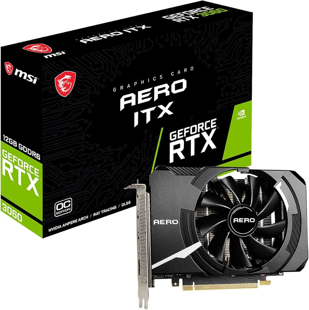 Amazon | MSI GeForce RTX 3060 AERO ITX 12G OC グラフィックスボード