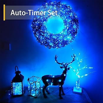 Amazon.co.jp: 【2個セット】LEDイルミネーションライト電池式 100球