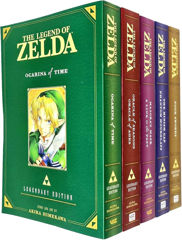 The Legend of Zelda Legendary Edition Collection 5 Books Set