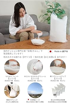 Amazon.co.jp: Out Style 補充用ビーズ クッション 日本製 (2ミリ 300g