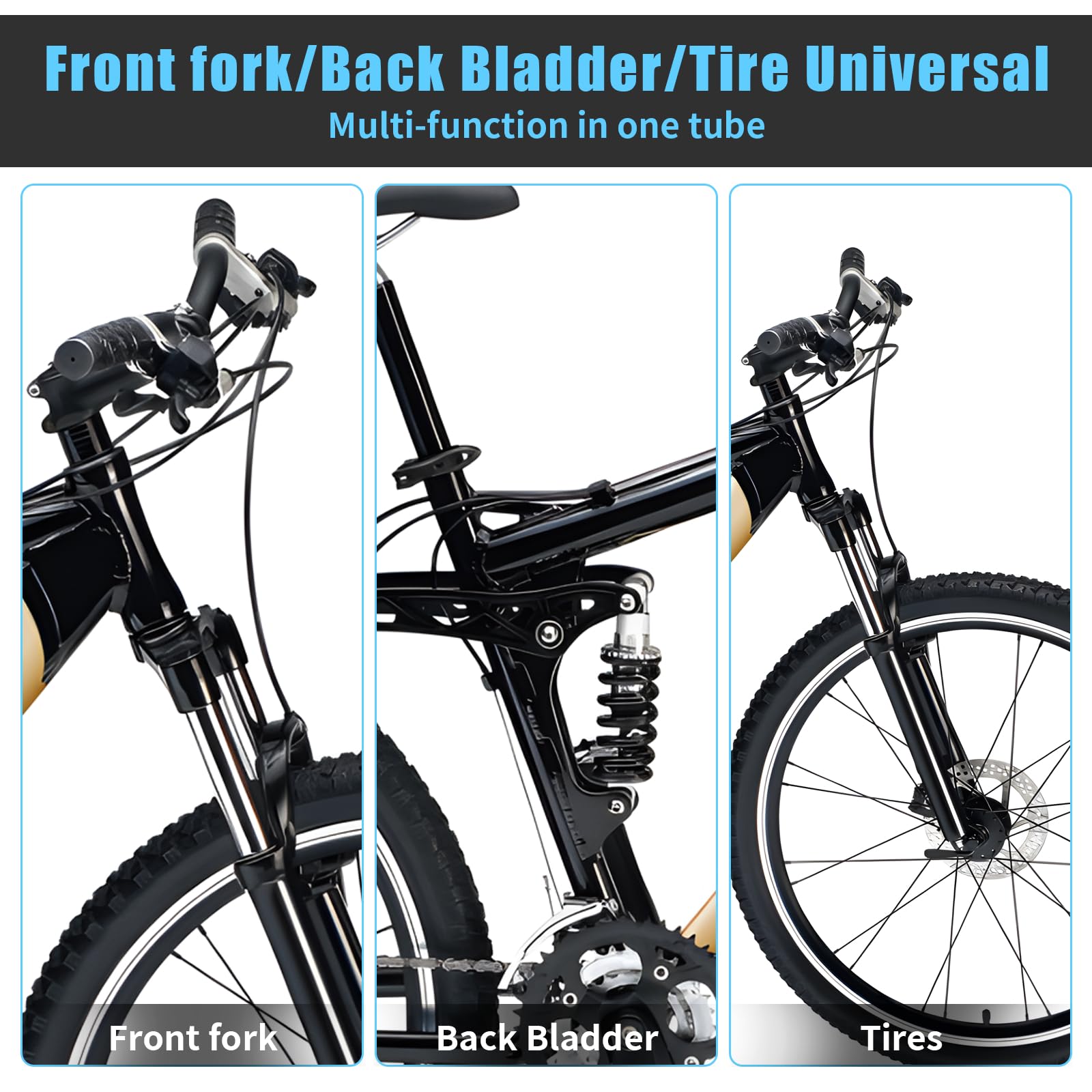 Amazon | 自転車 サスペンションポンプ 超高圧300psi/携帯型