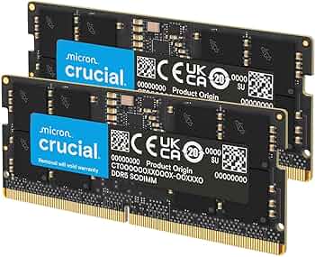 Amazon.co.jp: crucial 32GB Kit(2x16GB)DDR5-5600 SODIMM CL46(16Gbit