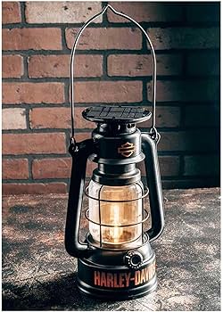 Amazon.com: Harley-Davidson Rechargeable Solar Lantern, Metal Base