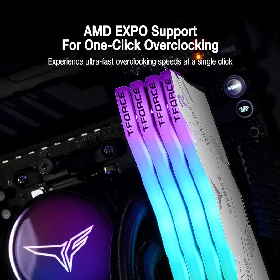 Amazon.co.jp: TEAMGROUP T-Force Delta Alpha RGB DDR5 Ram 32GB