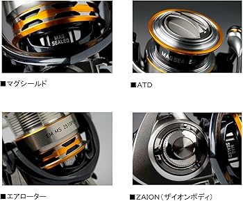 Amazon | ダイワ(Daiwa) スピニングリール 16 EM MS 2510PE-H (2500