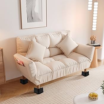 Bed Risers Heavy Duty 4-Pack 1-6 inch L-Shape Risers for Furniture