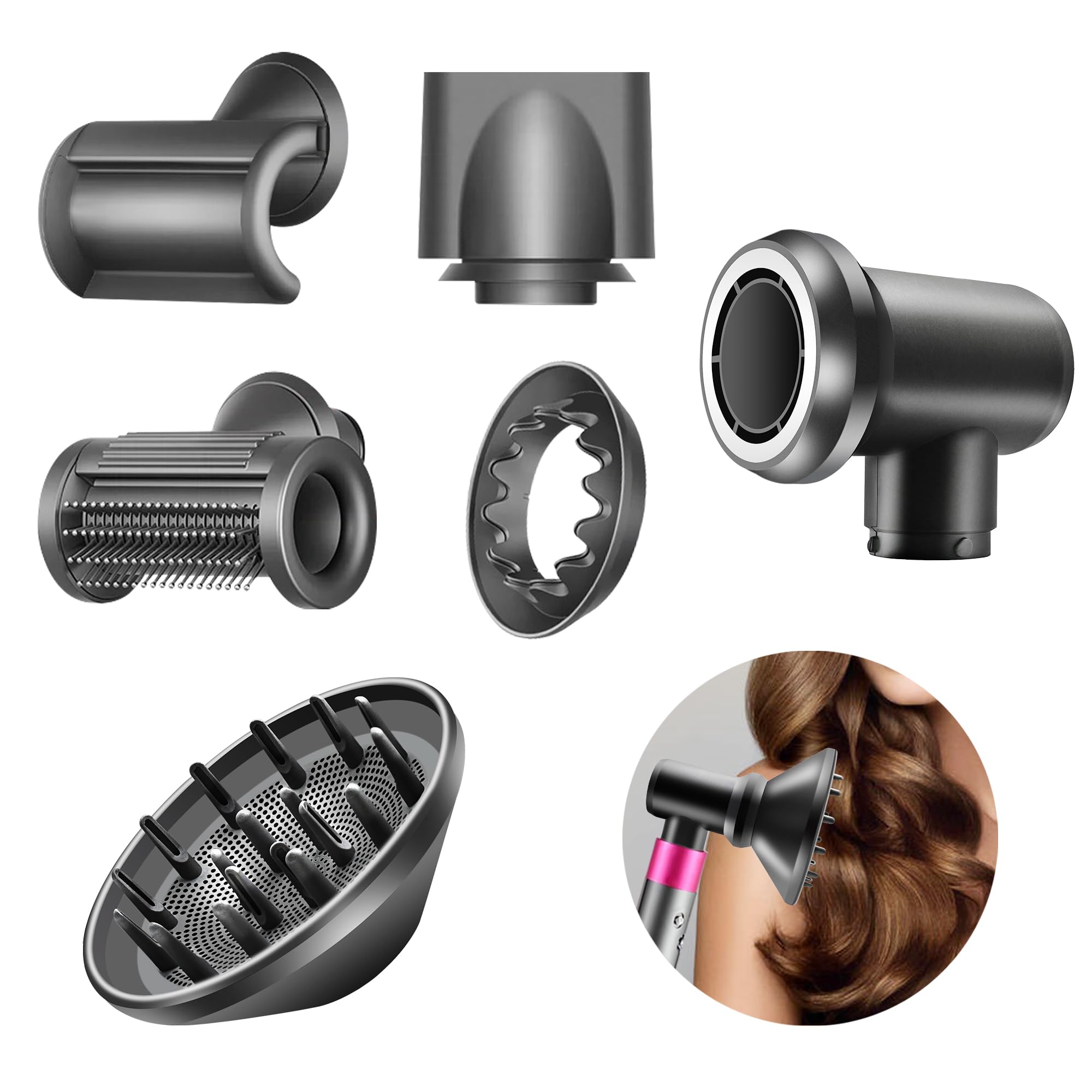Amazon | ダイソンエアラップスタイラー用ディフューザーとアダプター