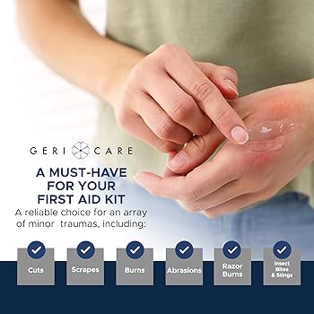 Amazon.com: Antimicrobial Silver Gel By GeriCare| Wound Care Cream