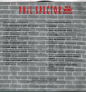 Phil Spector, Various Artists - Back to Mono 1958-1969 - Amazon