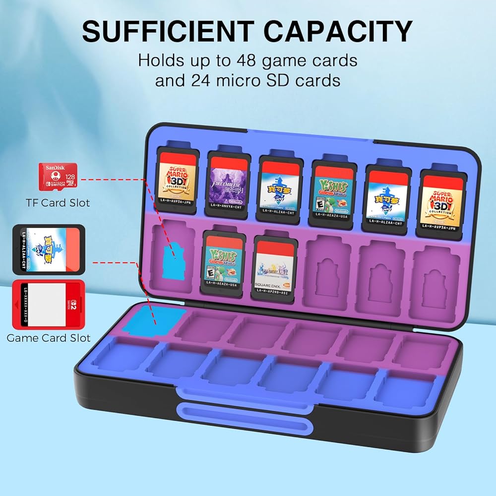 Amazon.com: THELIFELICIOUS Switch Game Card Case for Nintendo