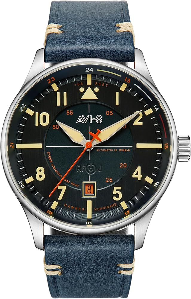 Amazon.com: AVI-8 Mens 43mm Hawker Hurricane Kent Automatic Sussex