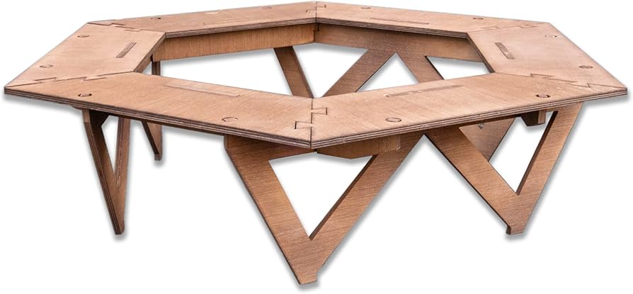 Amazon.co.jp: Hexagon Table, Outdoor Table, Assembly, Hexa Grill