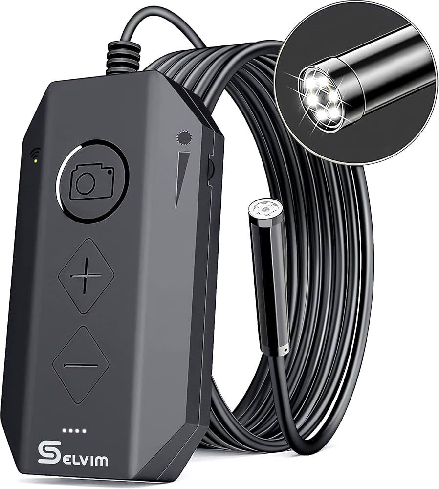 Amazon | Selvim ワイヤレス内視鏡カメラ 5.5mm極細レンズ wifi接続 超