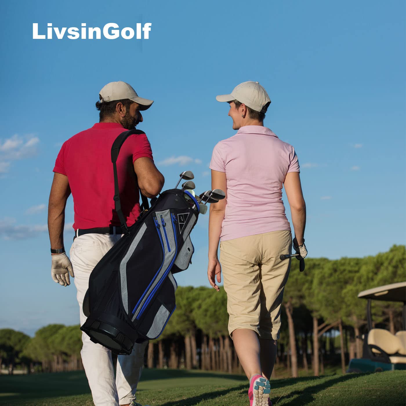 Amazon.co.jp: LIVSINGOLF 14ウェイ ゴルフカートバッグ プッシュ