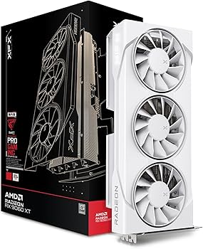 Amazon | XFX Swift AMD Radeon RX 9060 XT OC ホワイト トリプル