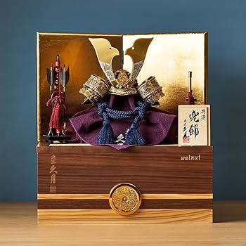 Amazon | 久月official 五月人形 兜収納飾り 銘木シリーズ