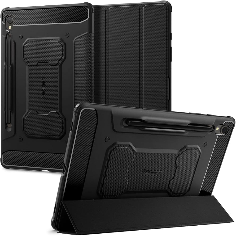 Amazon.co.jp: Spigen Galaxy Tab S9 ケース カバー 衝撃吸収 耐衝撃