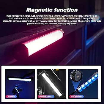 Amazon.com : Godox TL30 RGB Tube Light Wand, Magnetic RGB Light